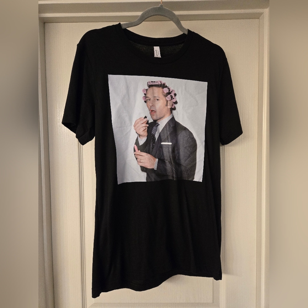 Paul Rudd Black Graphic Tee
